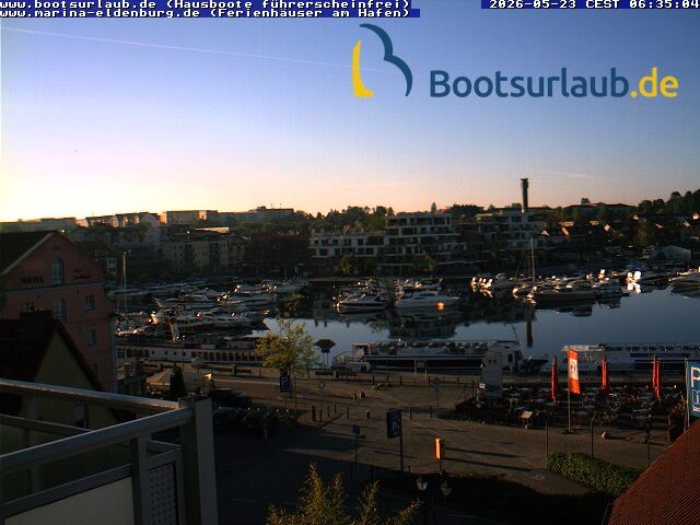 Archiv Foto Webcam Hafen in Waren an der Müritz