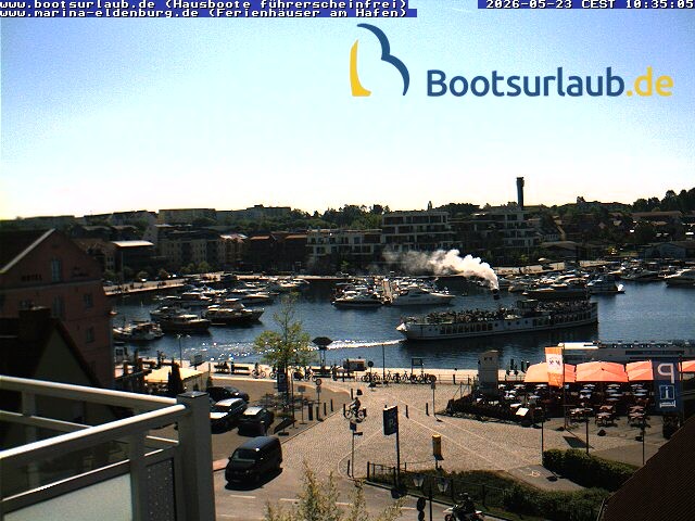 Archiv Foto Webcam Hafen in Waren an der Müritz