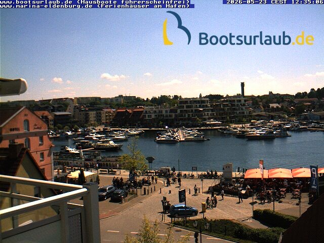 Archiv Foto Webcam Hafen in Waren an der Müritz