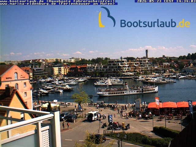 Archiv Foto Webcam Hafen in Waren an der Müritz