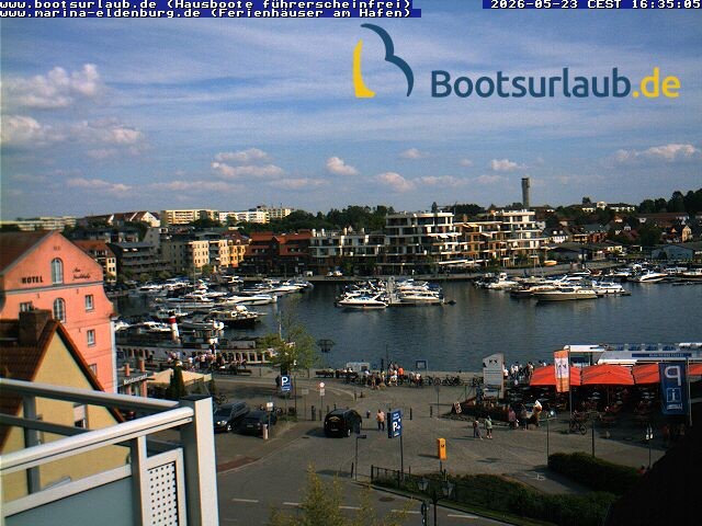 Archiv Foto Webcam Hafen in Waren an der Müritz
