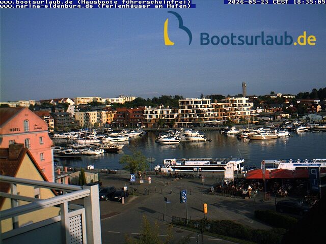 Archiv Foto Webcam Hafen in Waren an der Müritz