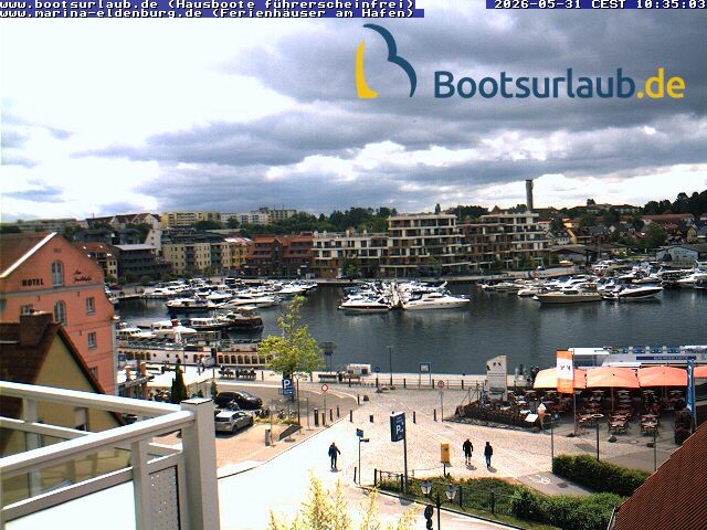 Archived image Webcam Port in Waren (Müritz)