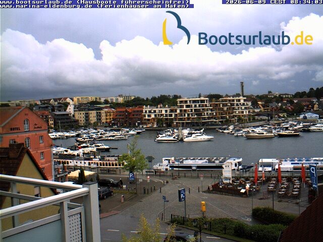 Archiv Foto Webcam Hafen in Waren an der Müritz