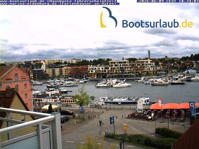 Archiv Foto Webcam Hafen in Waren an der Müritz