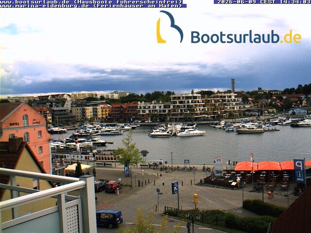 Archiv Foto Webcam Hafen in Waren an der Müritz