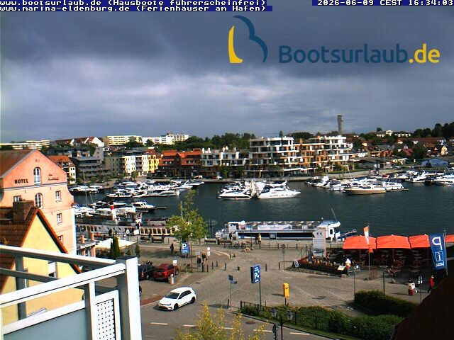 Archiv Foto Webcam Hafen in Waren an der Müritz