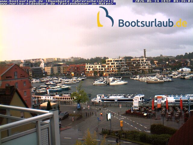 Archiv Foto Webcam Hafen in Waren an der Müritz