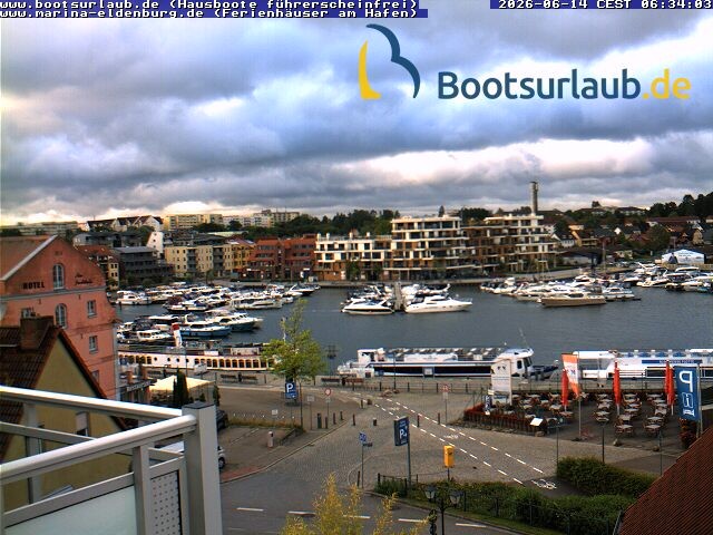 Archiv Foto Webcam Hafen in Waren an der Müritz