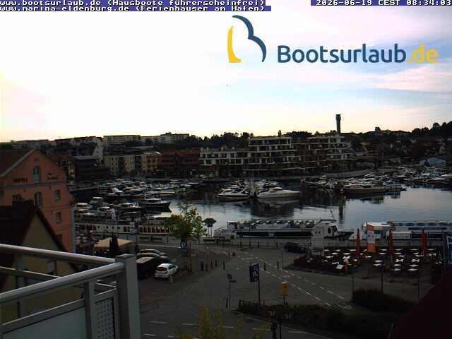 Archiv Foto Webcam Hafen in Waren an der Müritz