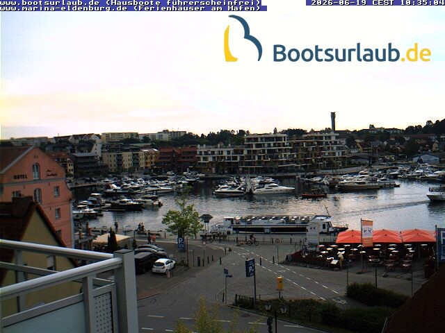 Archiv Foto Webcam Hafen in Waren an der Müritz