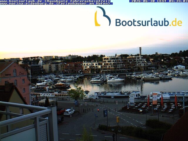 Archiv Foto Webcam Hafen in Waren an der Müritz