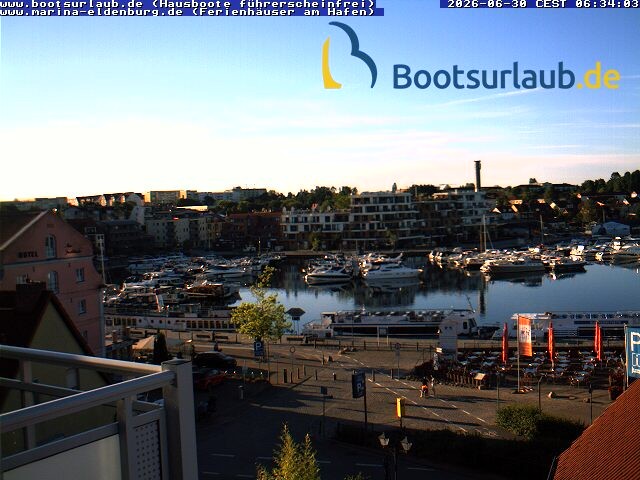 Archiv Foto Webcam Hafen in Waren an der Müritz