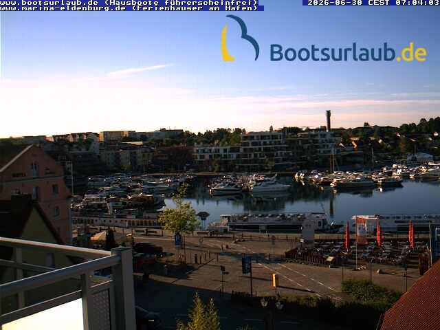 Archiv Foto Webcam Hafen in Waren an der Müritz