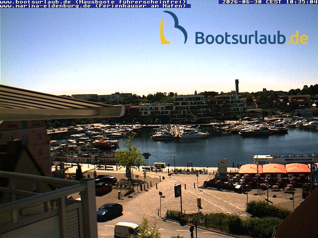 Archiv Foto Webcam Hafen in Waren an der Müritz