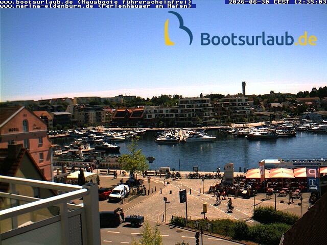Archiv Foto Webcam Hafen in Waren an der Müritz