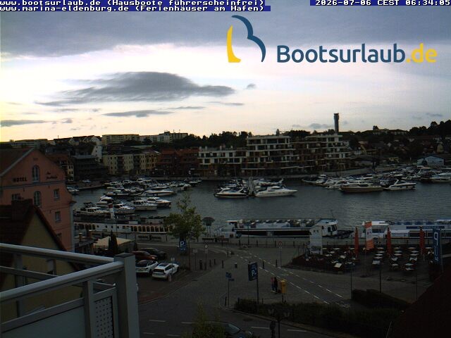 Archiv Foto Webcam Hafen in Waren an der Müritz