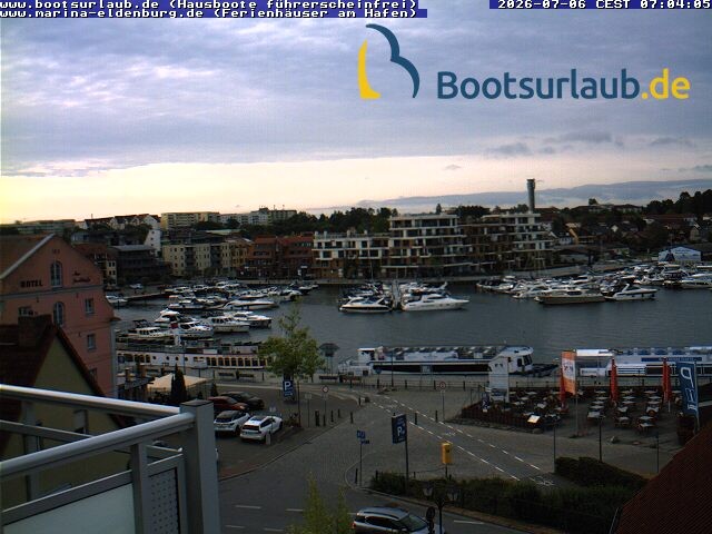 Archiv Foto Webcam Hafen in Waren an der Müritz