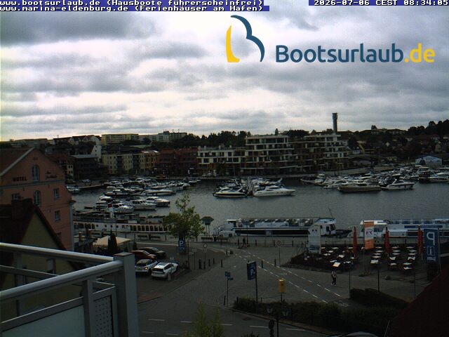 Archiv Foto Webcam Hafen in Waren an der Müritz