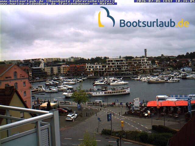 Archiv Foto Webcam Hafen in Waren an der Müritz