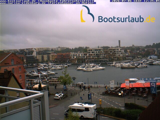 Archiv Foto Webcam Hafen in Waren an der Müritz