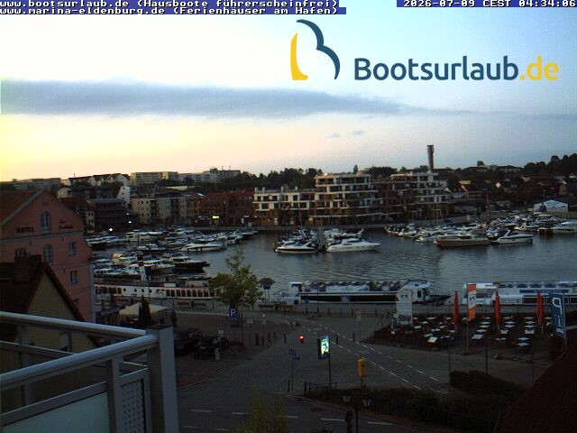 Archiv Foto Webcam Hafen in Waren an der Müritz