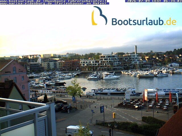 Archiv Foto Webcam Hafen in Waren an der Müritz