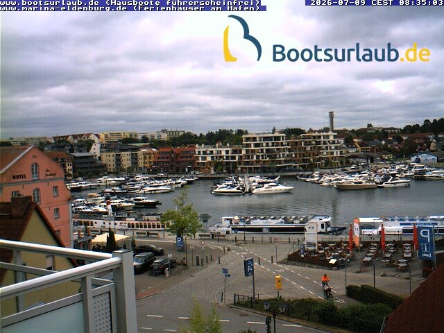 Archiv Foto Webcam Hafen in Waren an der Müritz