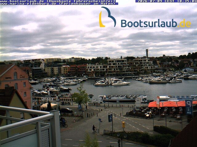 Archiv Foto Webcam Hafen in Waren an der Müritz