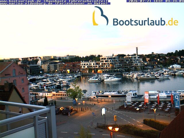Archiv Foto Webcam Hafen in Waren an der Müritz
