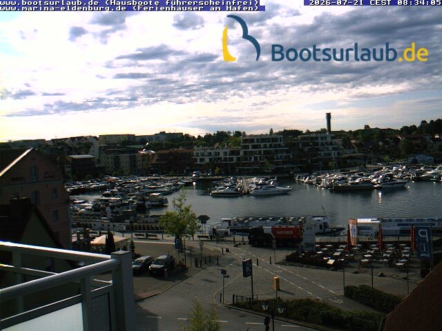 Archiv Foto Webcam Hafen in Waren an der Müritz