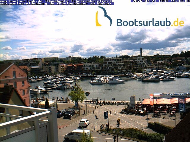 Archiv Foto Webcam Hafen in Waren an der Müritz