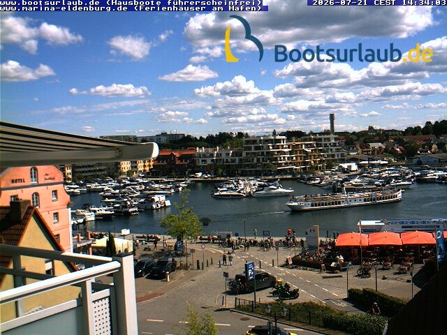 Archiv Foto Webcam Hafen in Waren an der Müritz