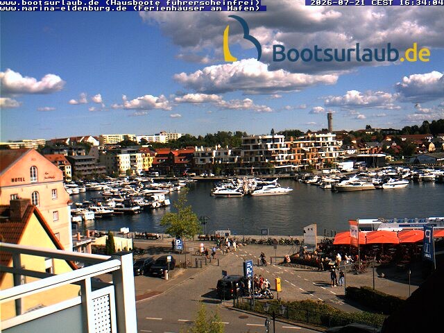 Archiv Foto Webcam Hafen in Waren an der Müritz