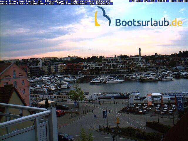 Archiv Foto Webcam Hafen in Waren an der Müritz