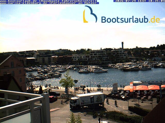 Archiv Foto Webcam Hafen in Waren an der Müritz