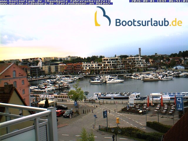 Archiv Foto Webcam Hafen in Waren an der Müritz
