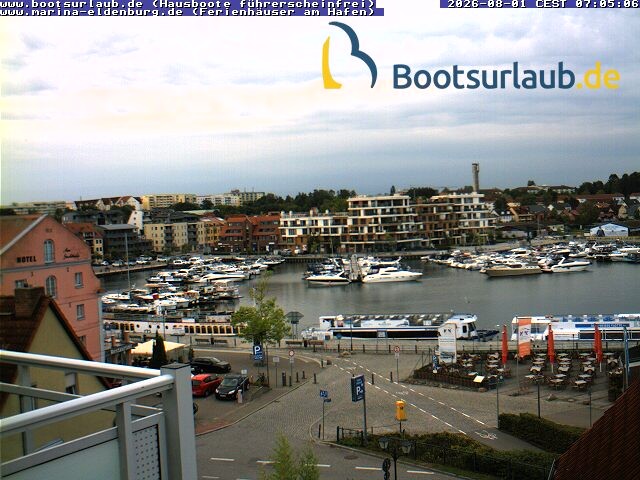 Archived image Webcam Port in Waren (Müritz)