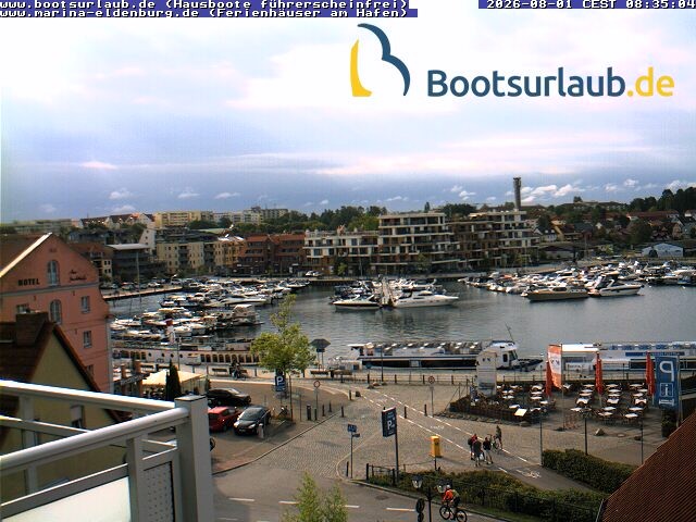 Archiv Foto Webcam Hafen in Waren an der Müritz