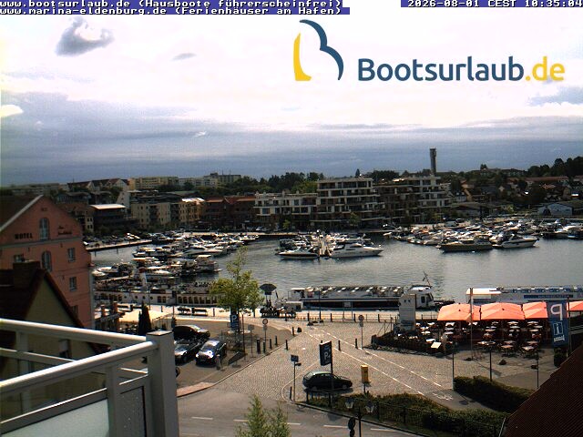Archiv Foto Webcam Hafen in Waren an der Müritz