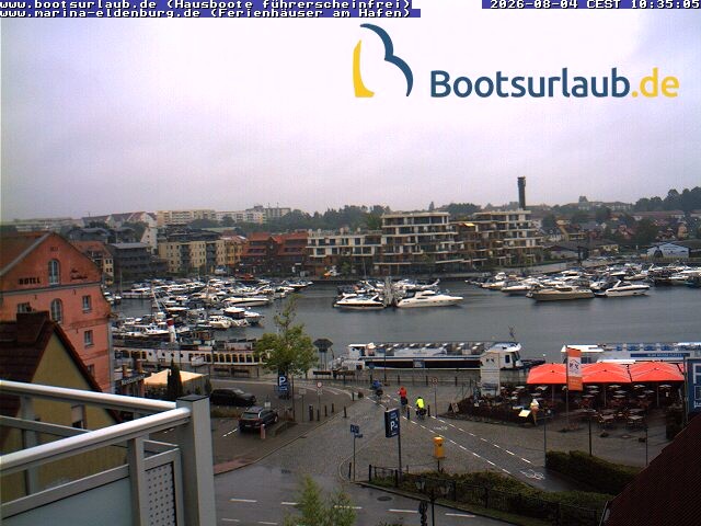 Archiv Foto Webcam Hafen in Waren an der Müritz