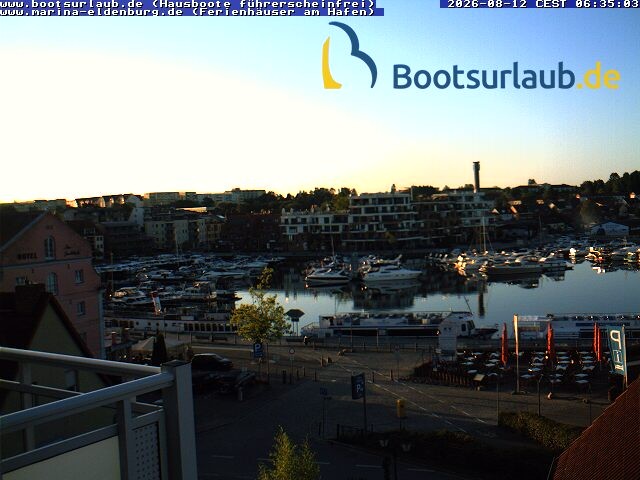 Archiv Foto Webcam Hafen in Waren an der Müritz