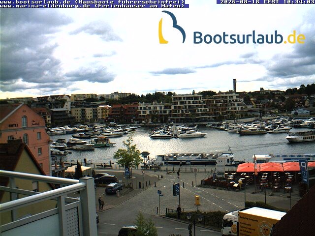 Archiv Foto Webcam Hafen in Waren an der Müritz