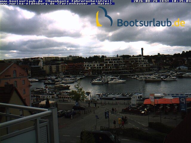 Archiv Foto Webcam Hafen in Waren an der Müritz