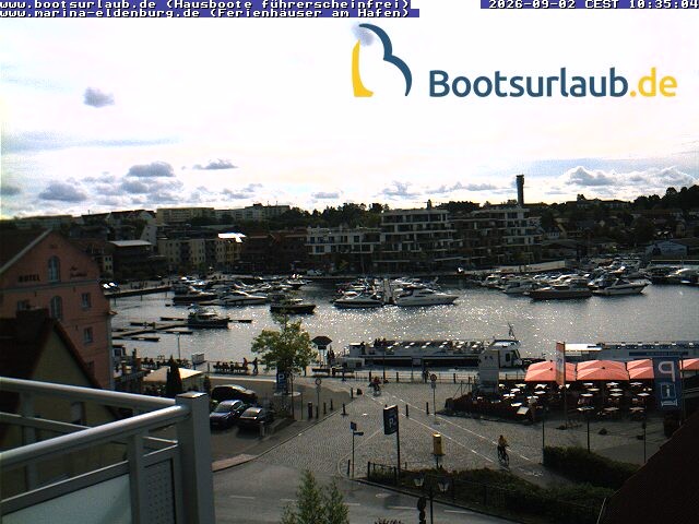 Archiv Foto Webcam Hafen in Waren an der Müritz