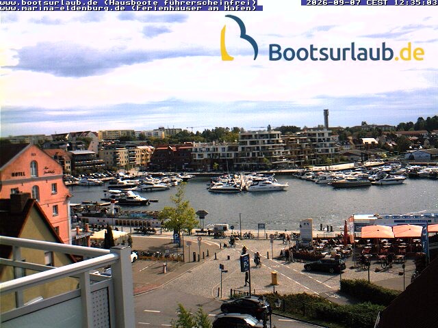 Archiv Foto Webcam Hafen in Waren an der Müritz