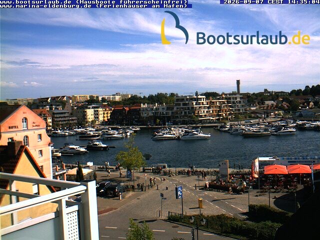 Archiv Foto Webcam Hafen in Waren an der Müritz