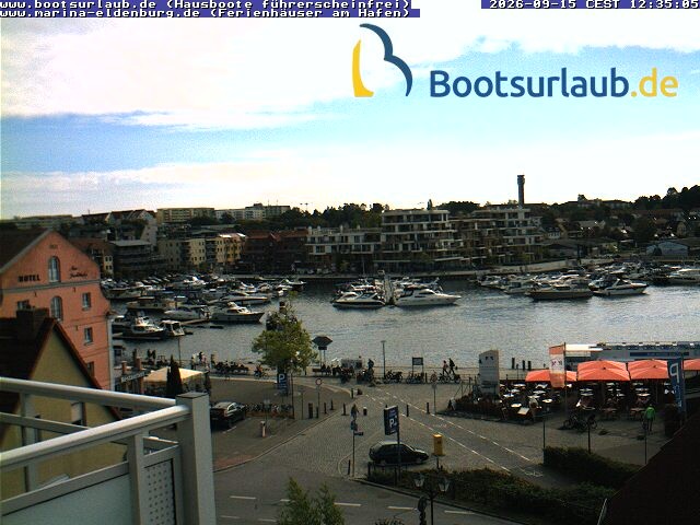 Archiv Foto Webcam Hafen in Waren an der Müritz
