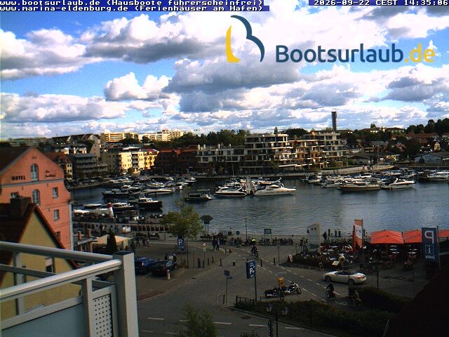 Archiv Foto Webcam Hafen in Waren an der Müritz