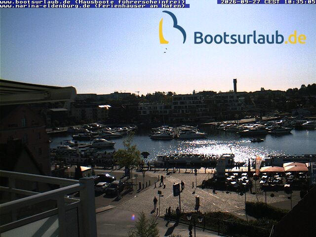 Archiv Foto Webcam Hafen in Waren an der Müritz